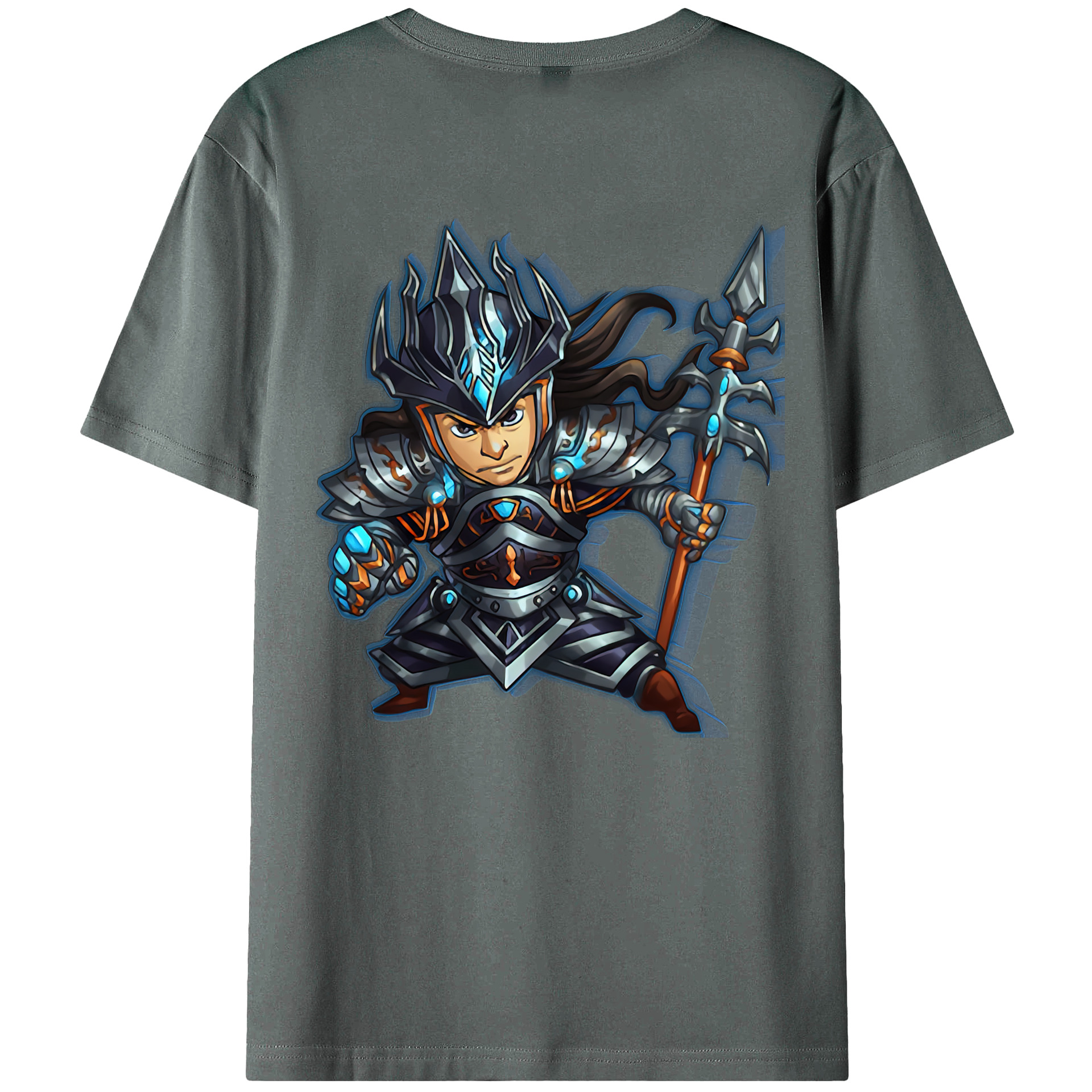 （画像用） リーグ・オブ・レジェンド League of Legends LOL 綿100％ メンズ半袖Tシャツ（バックプリント） 通気性